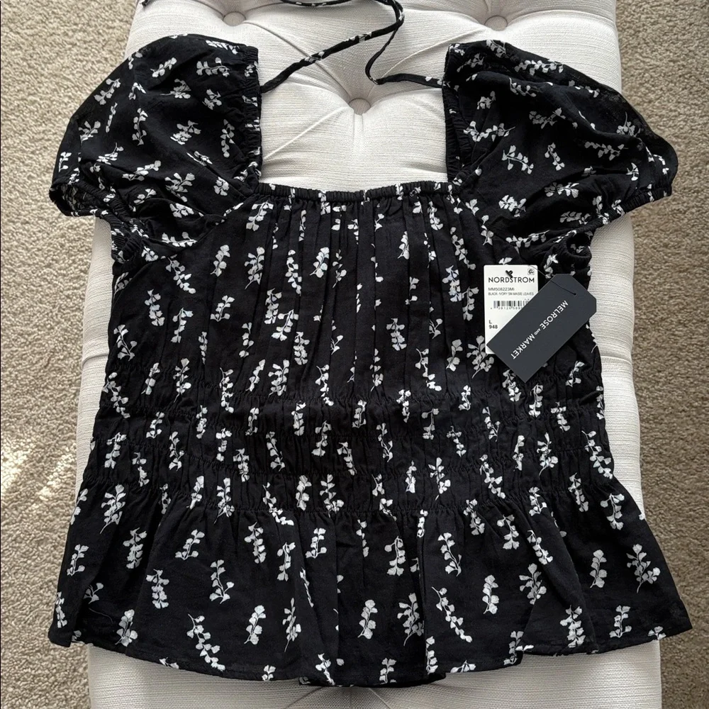 MELROSE and MARKET puff sleeve top - Picture 4 of 9